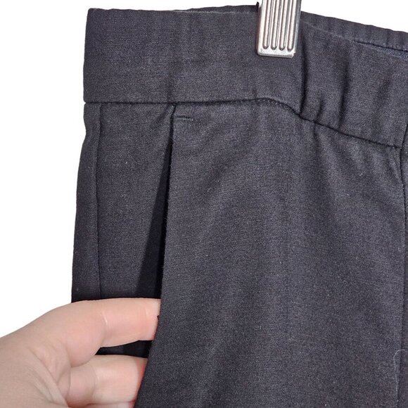 J. Jill Essential Slim Ankle High Rise Pull On Trouser Pants Black Women Size 14 - Picture 5 of 11